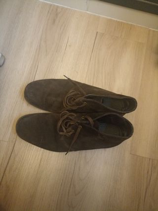 Botines piel caballero