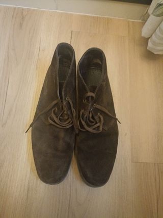 Botines piel caballero