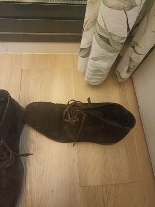 Botines piel caballero