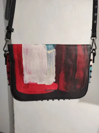 Bolso Desigual Multicolor con Tachuelas