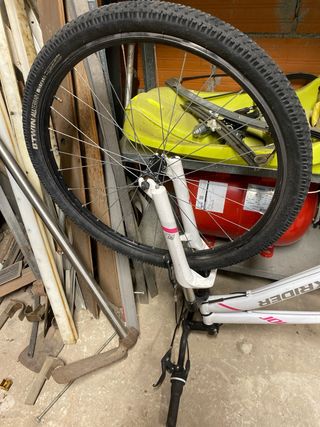 Bicicleta Rockrider Blanca