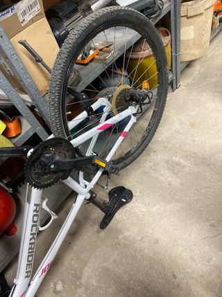 Bicicleta Rockrider Blanca