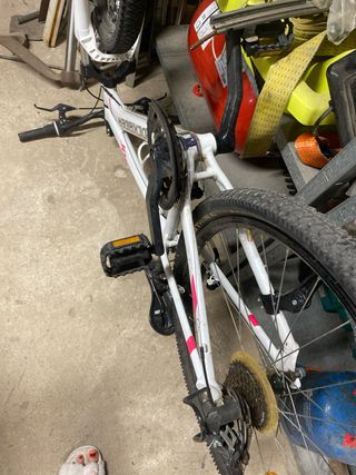Bicicleta Rockrider Blanca