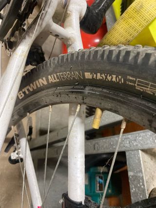 Bicicleta Rockrider Blanca