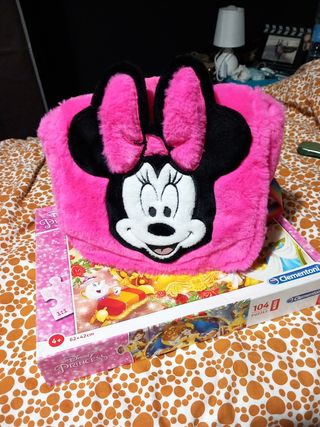 Zainetto Minnie e Puzzle Disney Princess