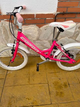 Bicicleta niña rosa CONOR