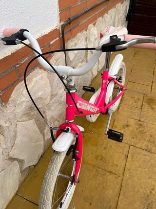 Bicicleta niña rosa CONOR