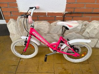 Bicicleta niña rosa CONOR