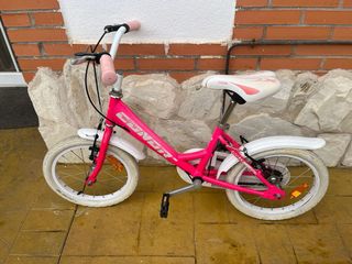 Bicicleta niña rosa CONOR