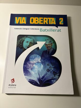 Libro Via Oberta. Valencià. Segon de batxillerat