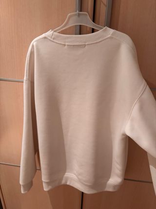 Sudadera Lacoste Blanca Talla M