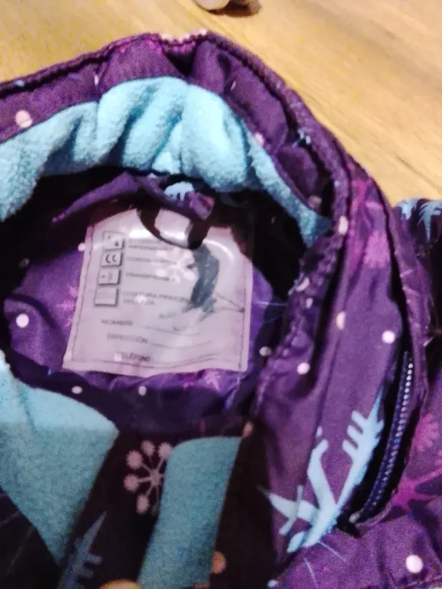 Chaqueta impermeable infantil