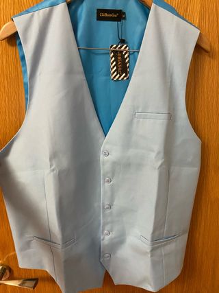 Chaleco de ceremonia DiBanGu azul XL