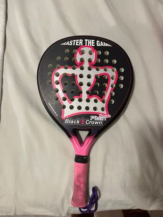 Pala de pádel Black Crown + funda