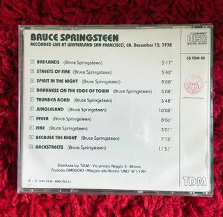 Bruce Springsteen - Live At Winterland CD