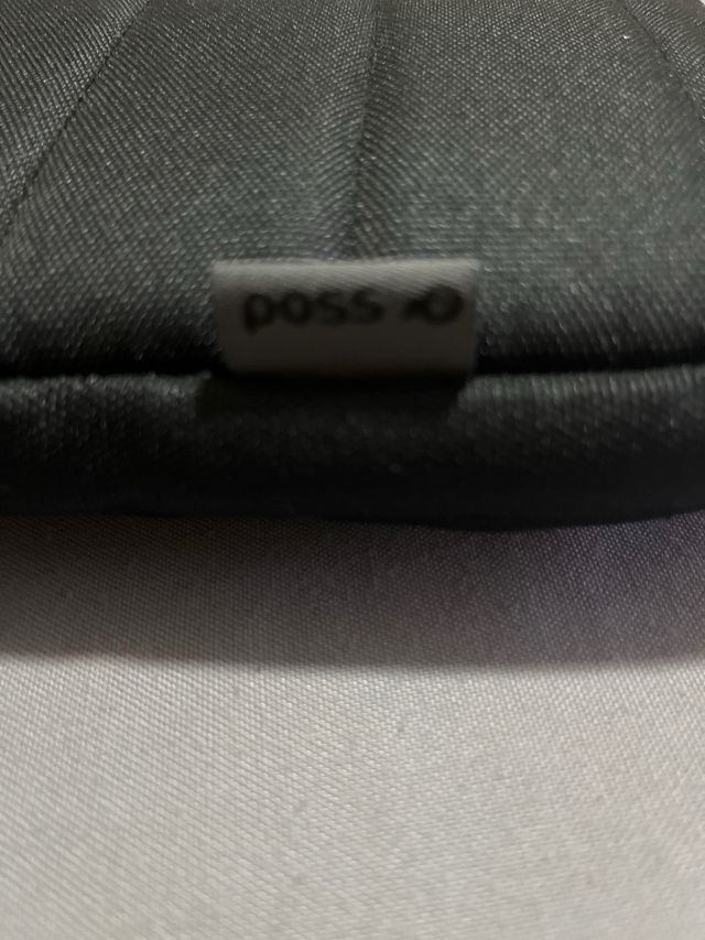 Funda acolchada portátil negra