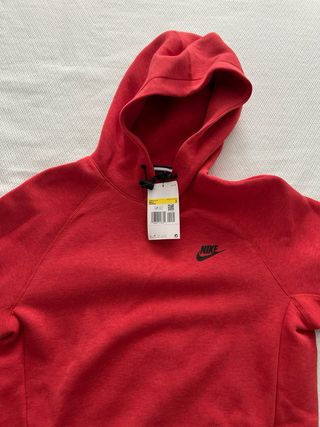 Sudadera Nike Tech Fleece Roja Nueva