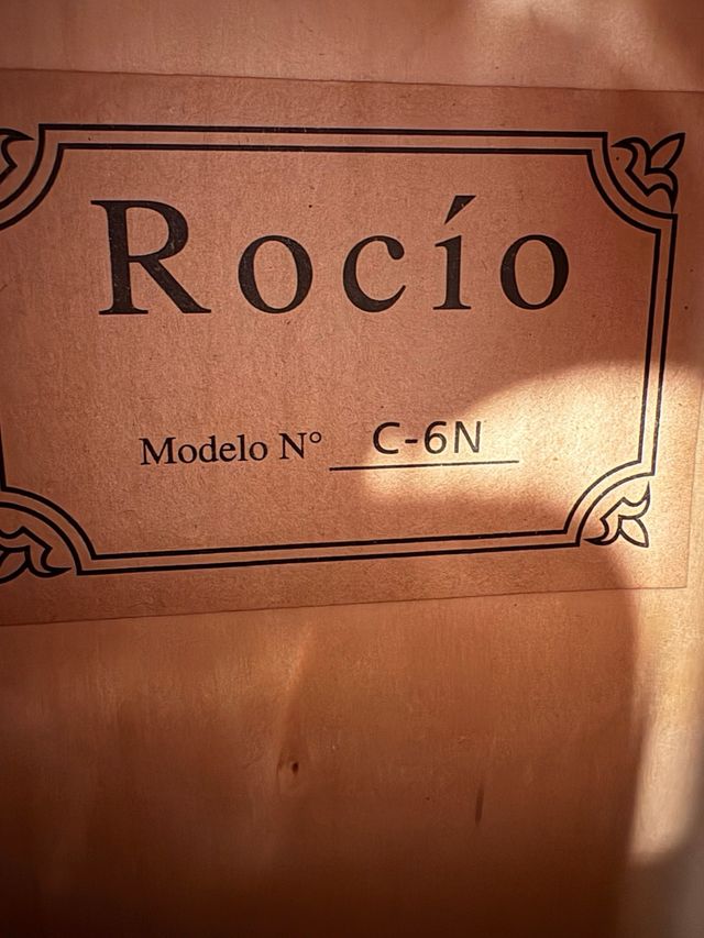 Guitarra Rocio C-6N para niño