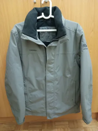 Chaqueta Cortavientos Impermeable Tribord Gris