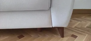 Sofá Cama Beige Tela