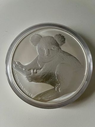Moneda Plata 1Kg Koala