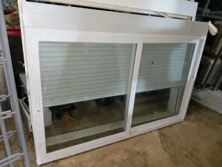 Ventana aluminio cristal climalit mosquitera