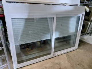 Ventana aluminio cristal climalit mosquitera