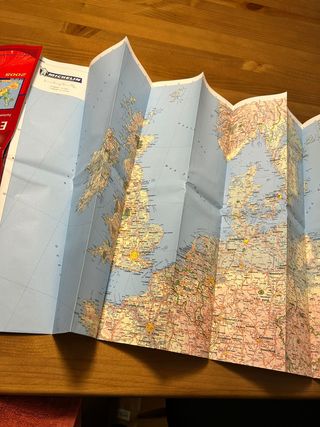Mapa de carreteras europeas de 2005