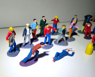 17 Muñecos figuras de Superslot Slot Scalextric