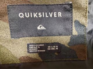 Chaqueta Quiksilver Camuflaje Chico