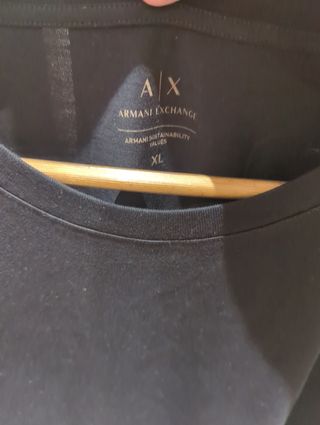 Camiseta Armani Negra Talla XL