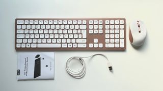 Set Teclado y Ratón Inalámbrico Recargable