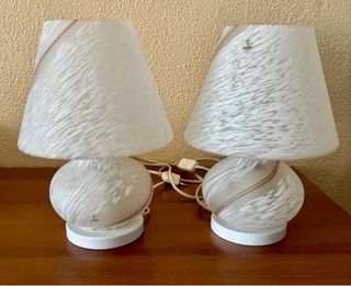 Lampade da tavolo vetro Murano Vintage