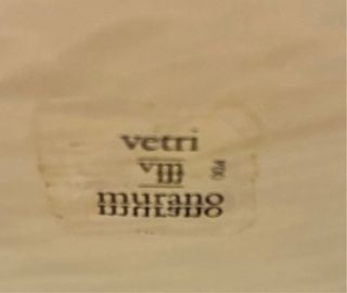 Lampade da tavolo vetro Murano Vintage