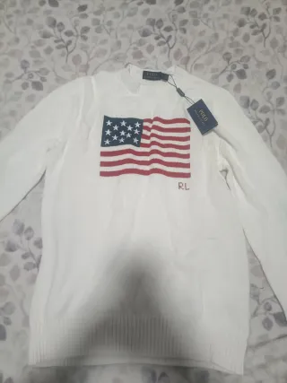 Jersey Ralph Lauren Blanco Talla m