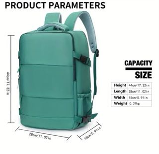 Mochila Viaje/Trabajo Amazon Verde Azulado