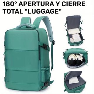 Mochila Viaje/Trabajo Amazon Verde Azulado