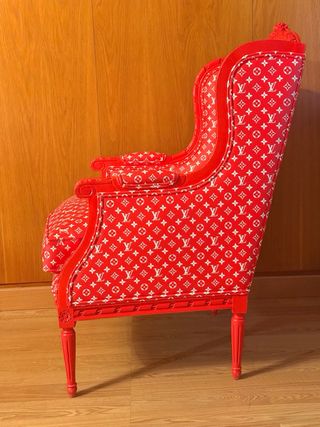 Sillón Vintage Rojo LV 