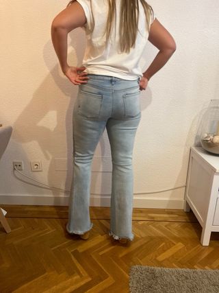 Pantalones vaqueros retro patchwork