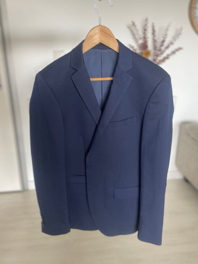 Americana azul marino hombre