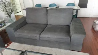 Sofá Kivik 2 plazas gris oscuro