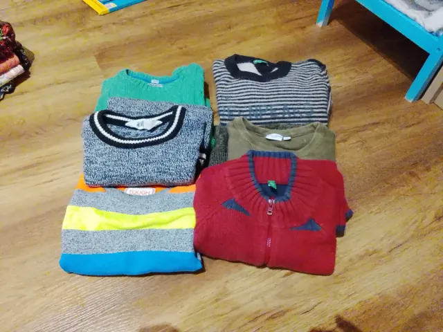 Lote 4 jerseys niño 110-116