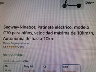 Patinete electrico niños