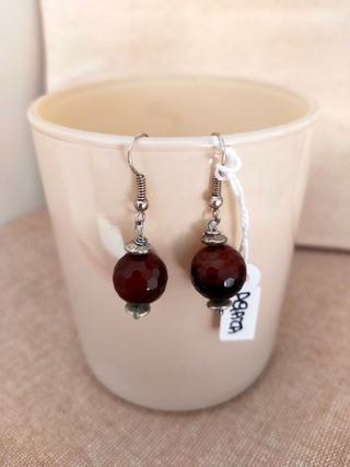 Pack 3 Pendientes Piedras Naturales