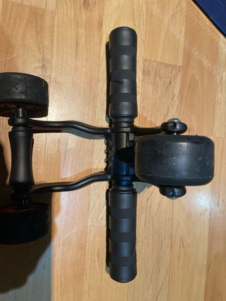 Rodillo Abdominal y Flexiones Portátil