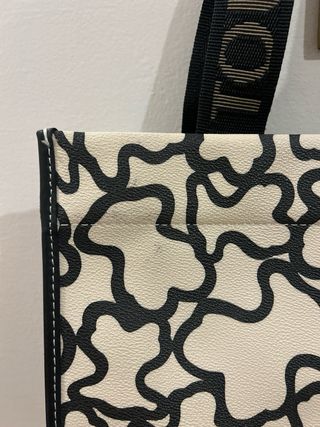 Bolso Tous Kaos K-12 Blanco y Negro