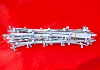25 Vallas Scalextric SCX grises