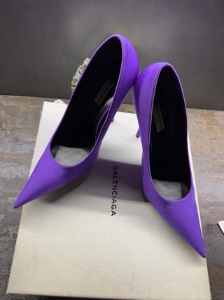 Zapatos Salón Balenciaga Morados