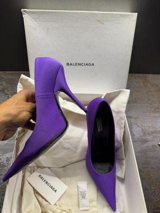 Zapatos Salón Balenciaga Morados