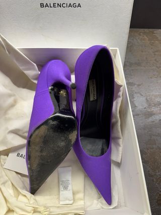 Zapatos Salón Balenciaga Morados